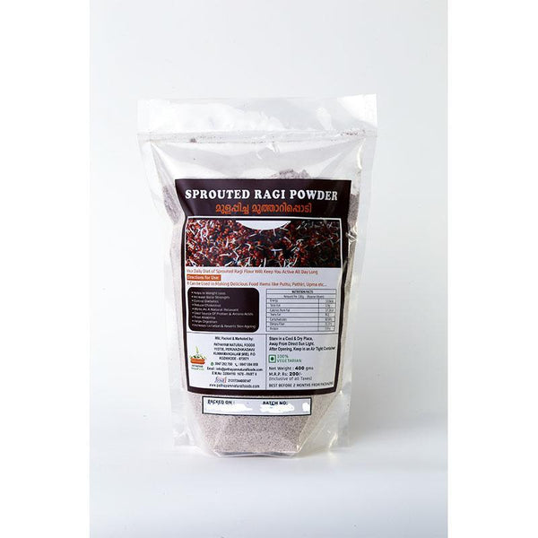 Natural Sprouted Ragi Flour, 400g