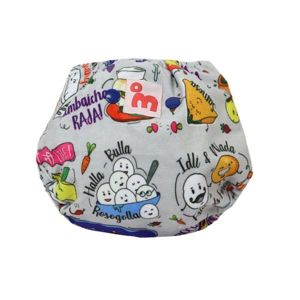 Reusable, Supersoft Cover Diaper 'Easy Tabs' with 1 Dry-Feel Organic Cotton Soaker (Inserts) - Wandering Foodie