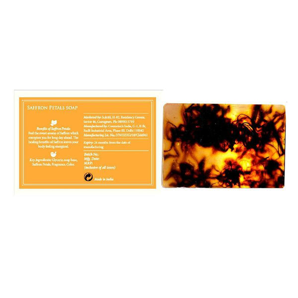 Saffron Petals Soap, 100gm