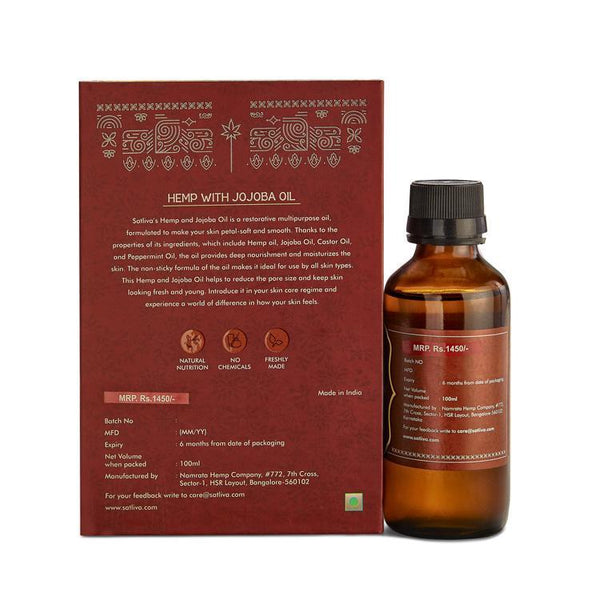 Natural Hemp with Jojoba Body & Face Oil