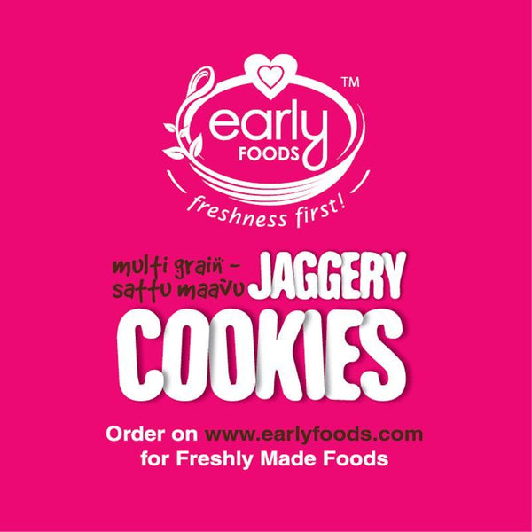 Multi-Grain Sattu Mavu Jaggery Cookies (Pack of 2), 150g