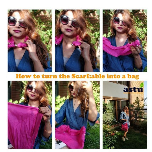 Scarf:able - Scarf cum Reusable Tote Bag