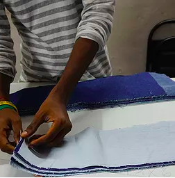 Blissful Denim Bag made with Upcycled Jeans