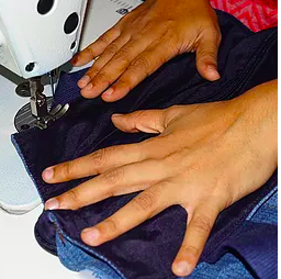 Blissful Denim Bag made with Upcycled Jeans