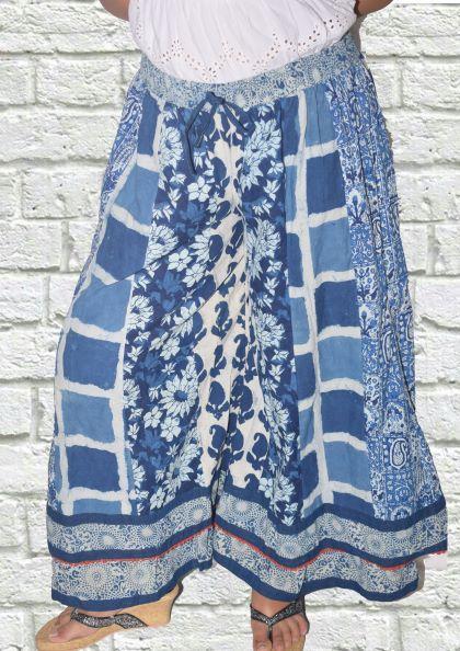 Sea Breeze Palazzo Pants - Created with upcycled fabric