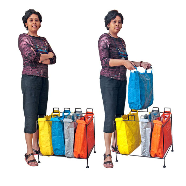 Segregation Stand for Wet and Dry Waste