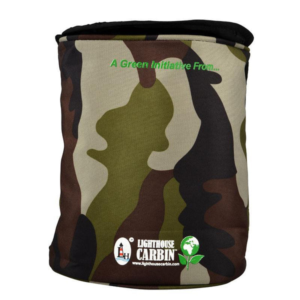 Semi-Cylindrical Cloth Car Bin - Cargo print (Reusable)