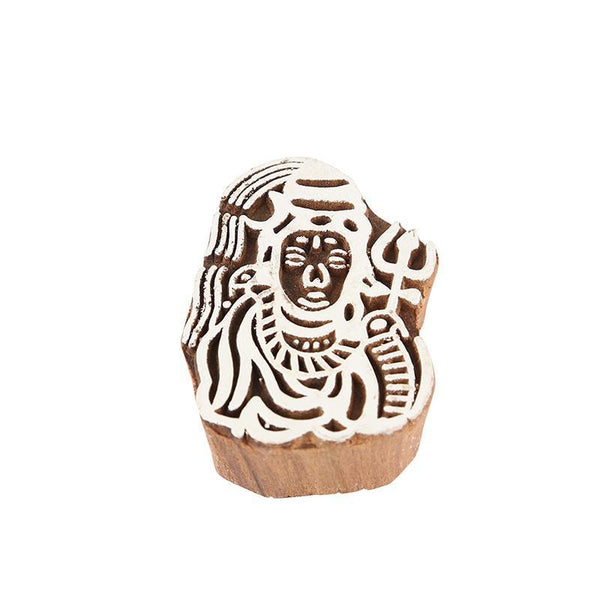 Mughal Pattern Hand Carved Wooden Printing Stamp Blocks Created by Traditional Artisans - CEN-WB-005 (Set of 8)