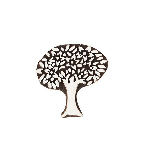 Mughal Pattern Hand Carved Wooden Printing Stamp Blocks Created by Traditional Artisans - CEN-WB-012(Set of 8)