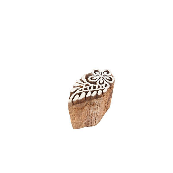 Mughal Pattern Hand Carved Wooden Printing Stamp Blocks Created by Traditional Artisans - CEN-WB-014(Set of 8)
