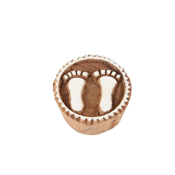 Mughal Pattern Hand Carved Wooden Printing Stamp Blocks Created by Traditional Artisans - CEN-WB-016(Set of 8)