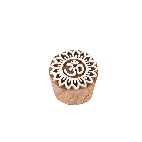 Mughal Pattern Hand Carved Wooden Printing Stamp Blocks Created by Traditional Artisans - CEN-WB-004 (Set of 9)