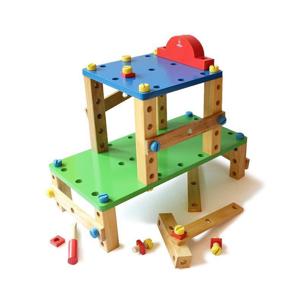 Wooden DIY Maker Set with  Building & Constructive Play Toys - 100% Safe, Natural & Eco-Friendly
