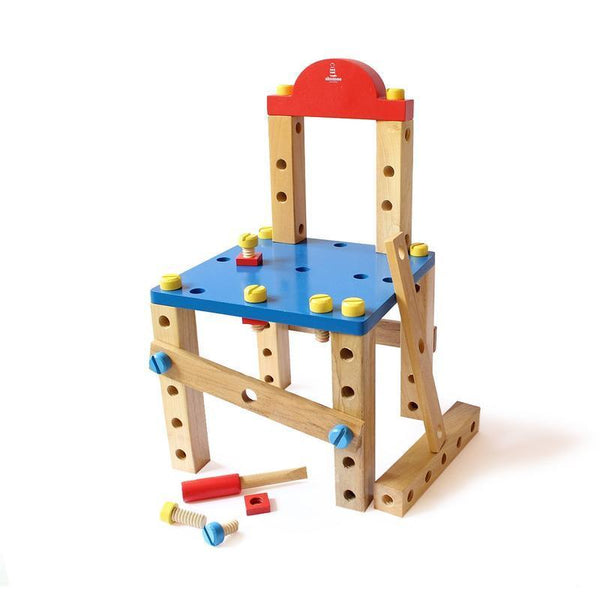 Wooden DIY Maker Set with  Building & Constructive Play Toys - 100% Safe, Natural & Eco-Friendly