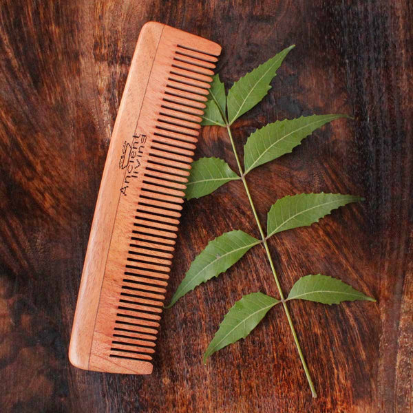 Ancient Living Neem Wood Comb (Single Teeth)