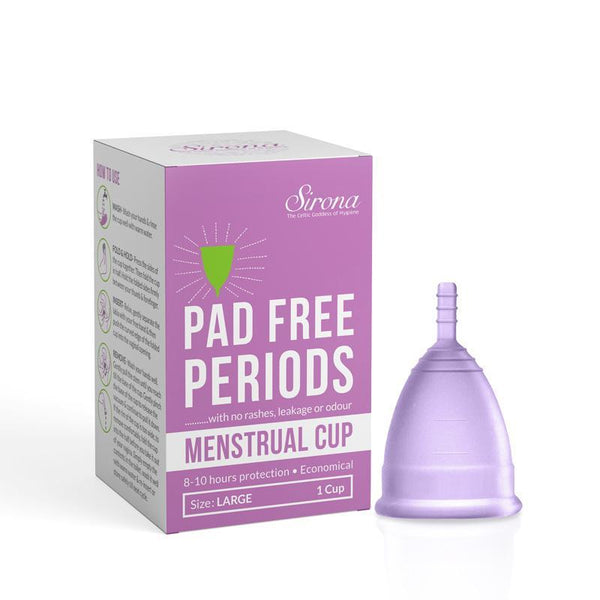 Reusable Menstrual Cup made of Medical Grade Silicone - Large