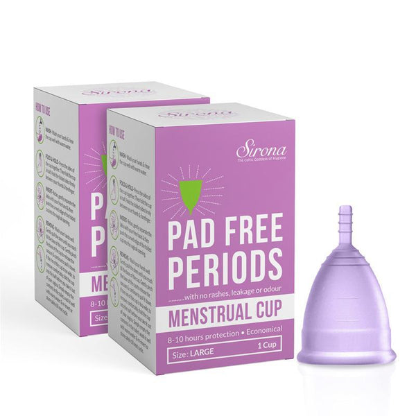 Reusable Menstrual Cup made of Medical Grade Silicone - Large
