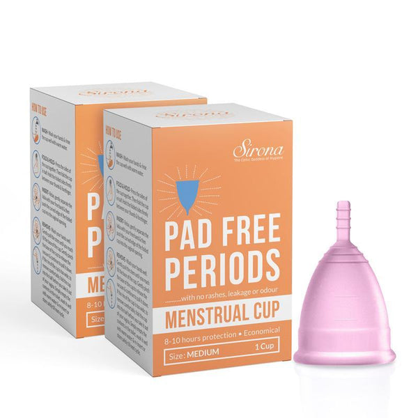 Reusable Menstrual Cup made of Medical Grade Silicone - Medium