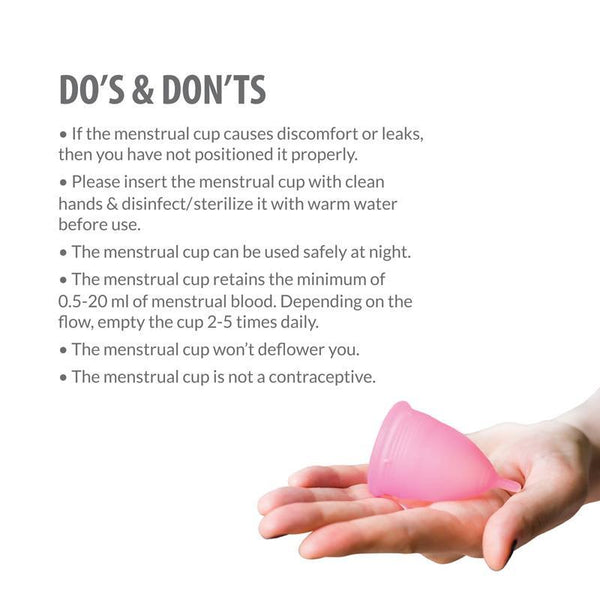 Reusable Menstrual Cup made of Medical Grade Silicone - Medium