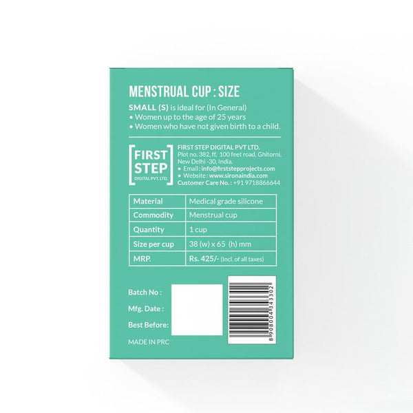 Reusable Menstrual Cup made of Medical Grade Silicone - Small