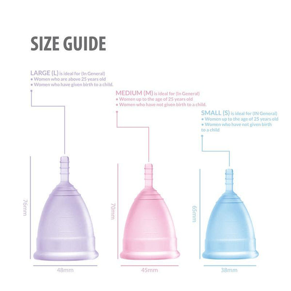 Reusable Menstrual Cup made of Medical Grade Silicone - Small