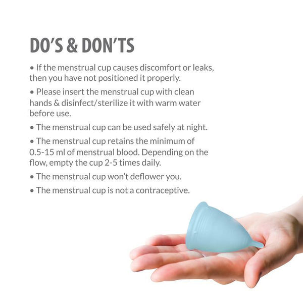 Reusable Menstrual Cup made of Medical Grade Silicone - Small