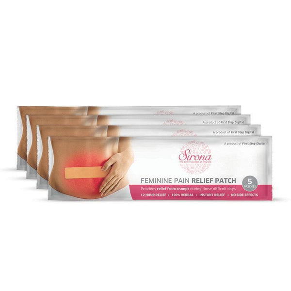 Natural Herbal Feminine Pain Relief Patches - 5 Patches