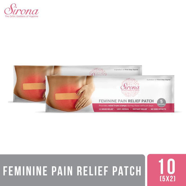 Natural Herbal Feminine Pain Relief Patches - 5 Patches