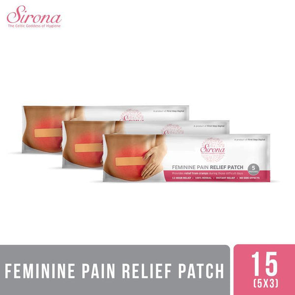 Natural Herbal Feminine Pain Relief Patches - 5 Patches
