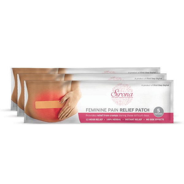 Natural Herbal Feminine Pain Relief Patches - 5 Patches