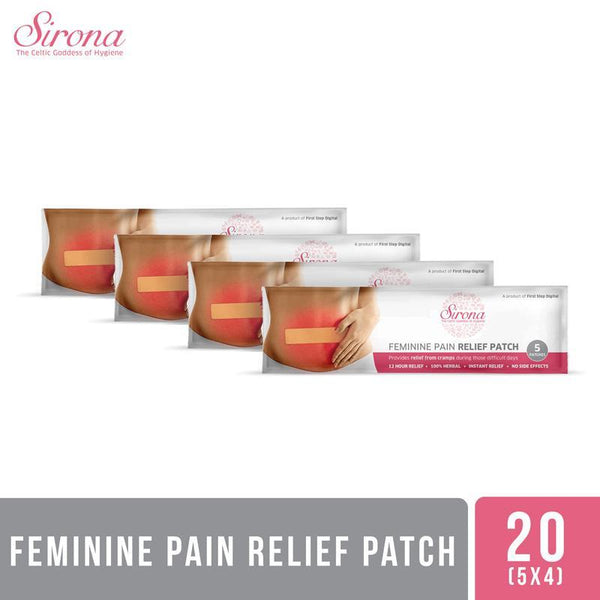 Natural Herbal Feminine Pain Relief Patches - 5 Patches
