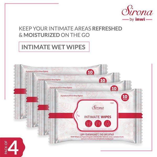 Intimate Wet Wipes  (Pack of 4)