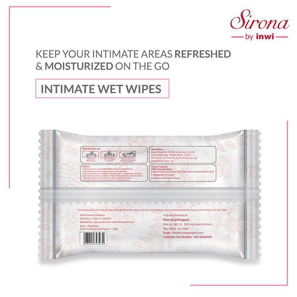 Intimate Wet Wipes  (Pack of 4)