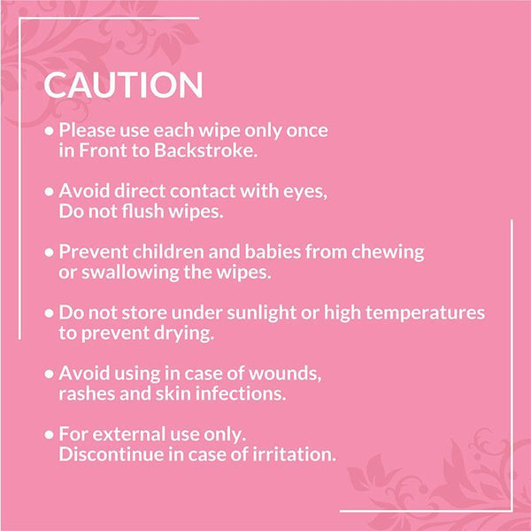 Intimate Wet Wipes  (Pack of 4)
