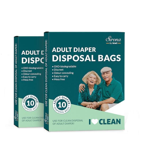 Sirona Premium Adult Diaper Disposal Bags