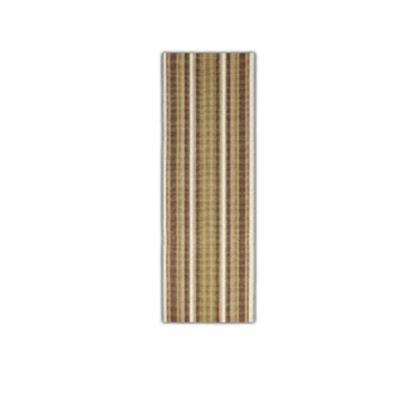 Natural Sisal Rug without Border (38SE) - Brown and White Stripes