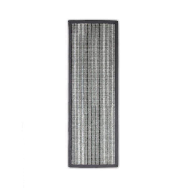 Sisal Rug with Border (79DC365) - Grey Stripes