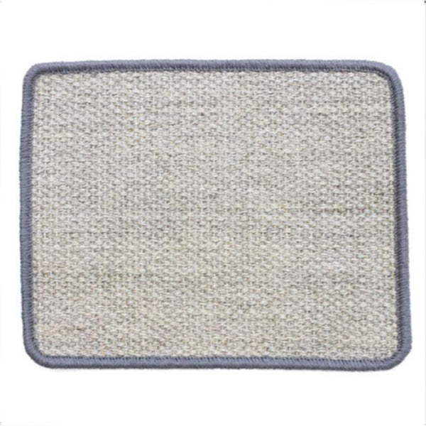 Natural Sisal Fibre Table Mats - Marble Grey CT14 (Pack of 6)