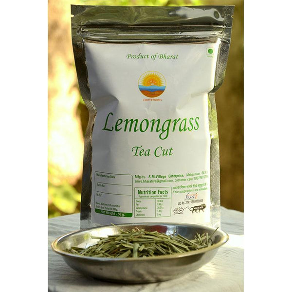 Solar Dried Lemongrass (Tea Cut) - 4 x 50g
