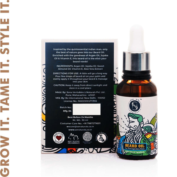 Natural Beard Nourishing Oil For Men