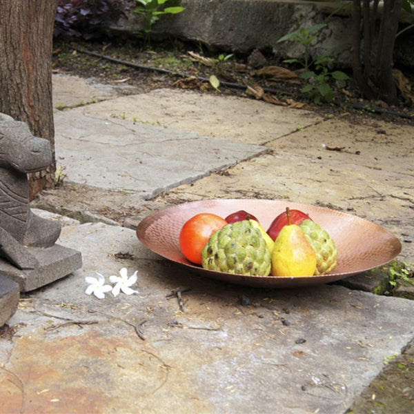 Copper Spartan Platter Handcrafted by Traditional Artisans
