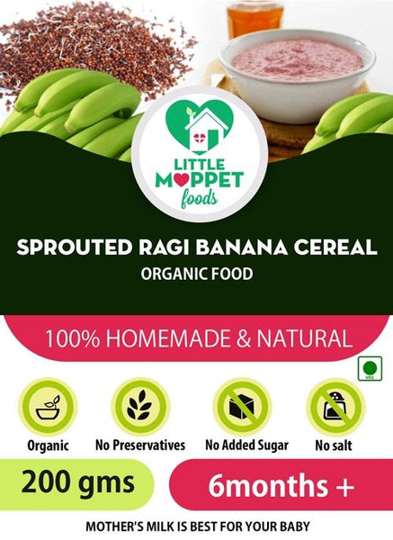 Sprouted Ragi Banana Cereal, 200g