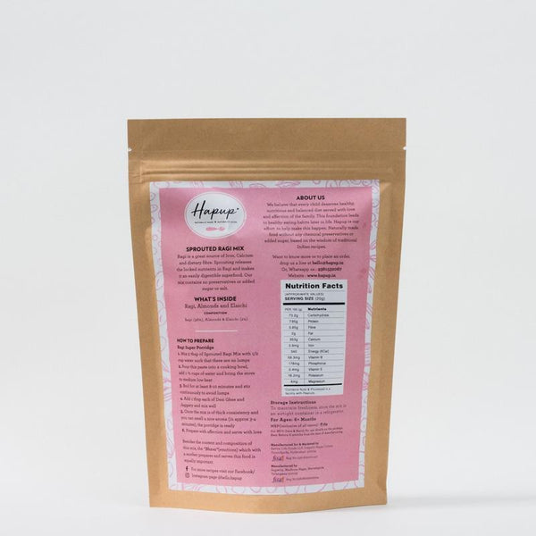 Natural Sprouted Ragi Mix, 250gm - Pack of 2
