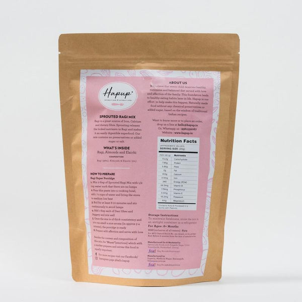 Natural Sprouted Ragi Mix, 500g