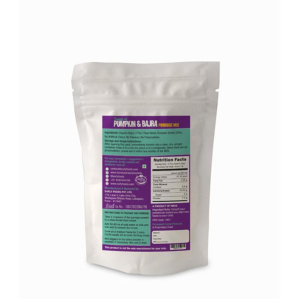 Combo of Stage 2 Baby Foods - 3 Trial Packs of Fresh Porridge Mixes - 50g each