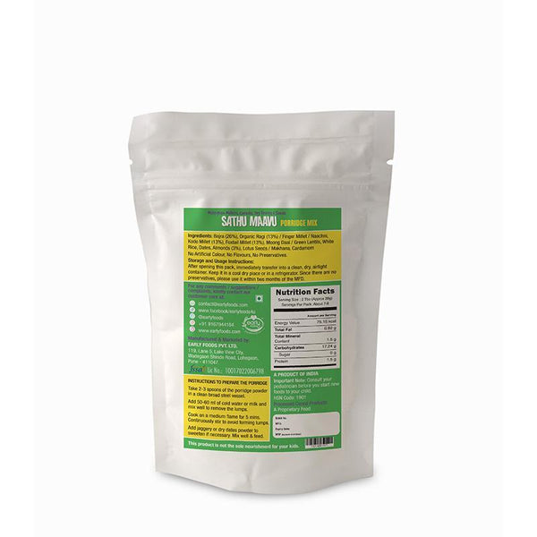 Combo of Stage 2 Baby Foods - 3 Trial Packs of Fresh Porridge Mixes - 50g each