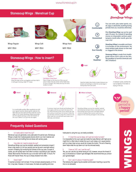 Stonesoup Fuchsia Menstrual Cup for Moderate to High Activity Levels