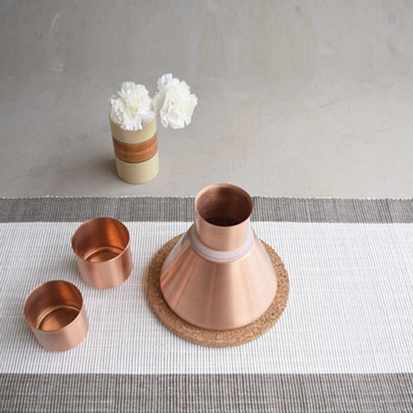 Stout Copper Carafe Handcrafted by Traditional Artisans