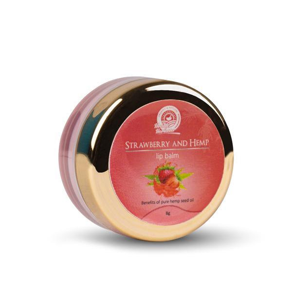 Strawberry and Hemp Lip Balm, 8g