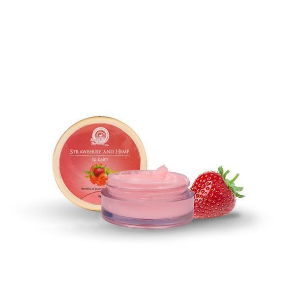 Strawberry and Hemp Lip Balm, 8g